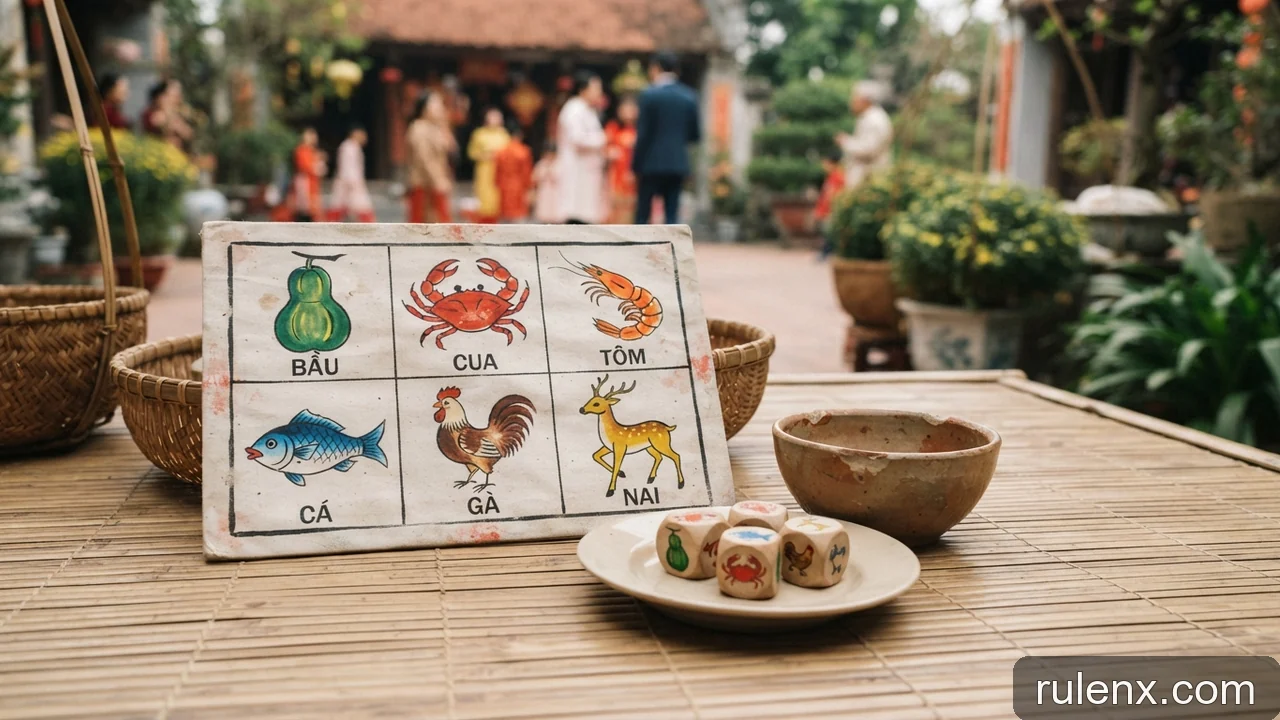 Minh họa cho Bộ bầu cua tôm cá gồm những gì và cách kiểm tra trước khi chơi